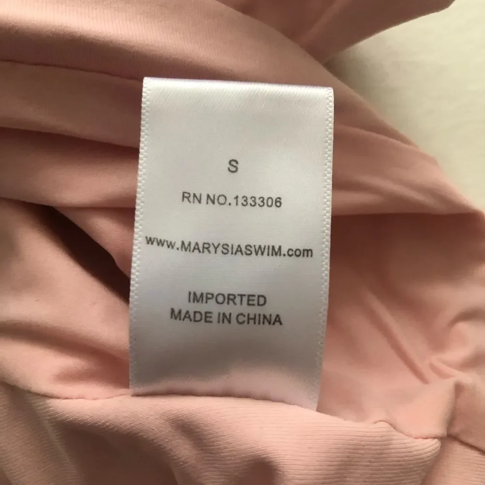 Marysia Swim Venice Bikini Bottom Light Pink NWT Size Small Summer Vacation